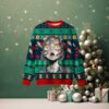 Merry Merry Merry Christmas Miss Teacher Ugly Knit Sweatshirt
