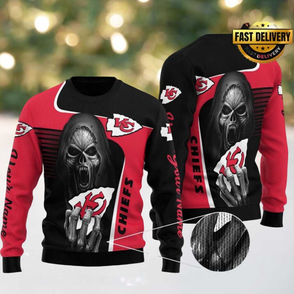 NFL Kansas City Chiefs New Season 2025 26 Custom Ugly Christmas Sweater NFL Kansas City Chiefs New Season 2025 26 Custom Ugly Christmas Sweater