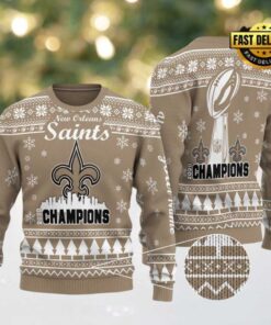 NFL New Orleans Saints Limited Edition 2025 Custom Ugly Christmas Sweater