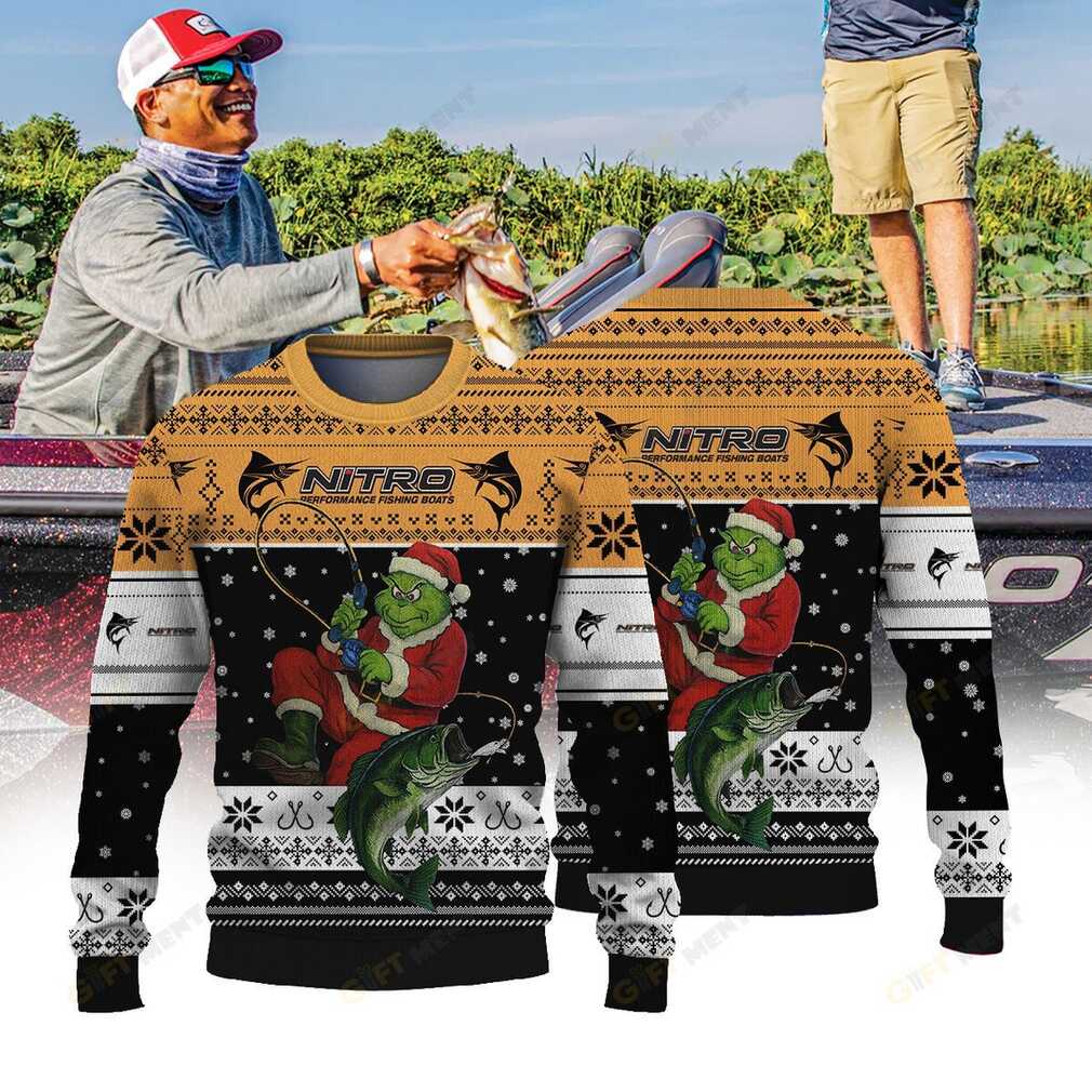 NITRO × Grinch Fishing Ugly Christmas Sweater NITRO × Grinch Fishing Ugly Christmas Sweater
