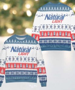 Natural Light Beer Christmas Pattern Ugly Christmas Sweater