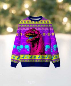 Neon Rex Ugly Christmas Sweatshirt