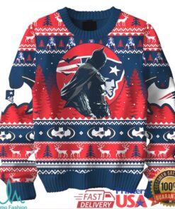 New England Patriots Batman I Am A Patriot Christmas Ugly Sweater