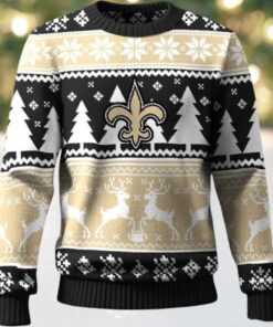 New Orleans Saints Ugly Christmas Sweater For NFL Holiday Parties