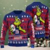 New York Giants Grinch With Beer Ugly Christmas Sweater