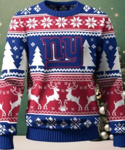 New York Giants Ugly Christmas Sweater For NFL Holiday Parties