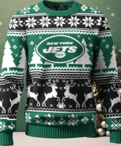 New York Jets Ugly Christmas Sweater For NFL Holiday Parties