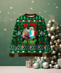 No Gods No Masters Ugly Christmas Sweatshirt No Gods No Masters Ugly Christmas Sweatshirt