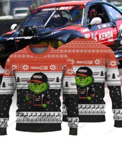 Noback Racing Nick Noback × Grinch Ugly Christmas Sweater