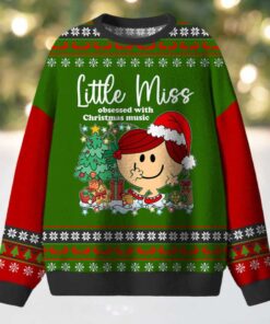 Obsessed With Christmas Music Teacher Ugly Fluffy Christmas Sweater