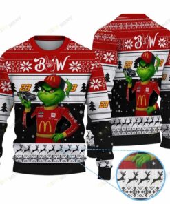 Official Bubba Wallace Grinch Ugly Sweater