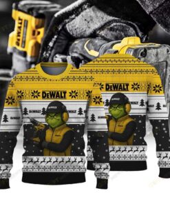 Official DEWALT × Grinch Ugly Christmas Sweater