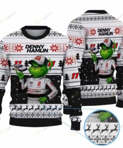 Official Denny Hamlin Grinch Ugly Sweater