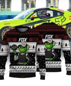 Official FOX RACING × Grinch Ugly Christmas Sweater
