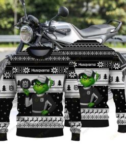 Official Husqvarna × Grinch Ugly Christmas Sweater