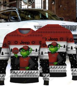 Official Jeep × Grinch Ugly Christmas Sweater