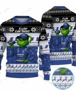 Official Kyle Larson Grinch Ugly Sweater
