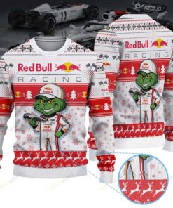 Oracle Red Bull Racing × Grinch Ugly Christmas Sweater 2