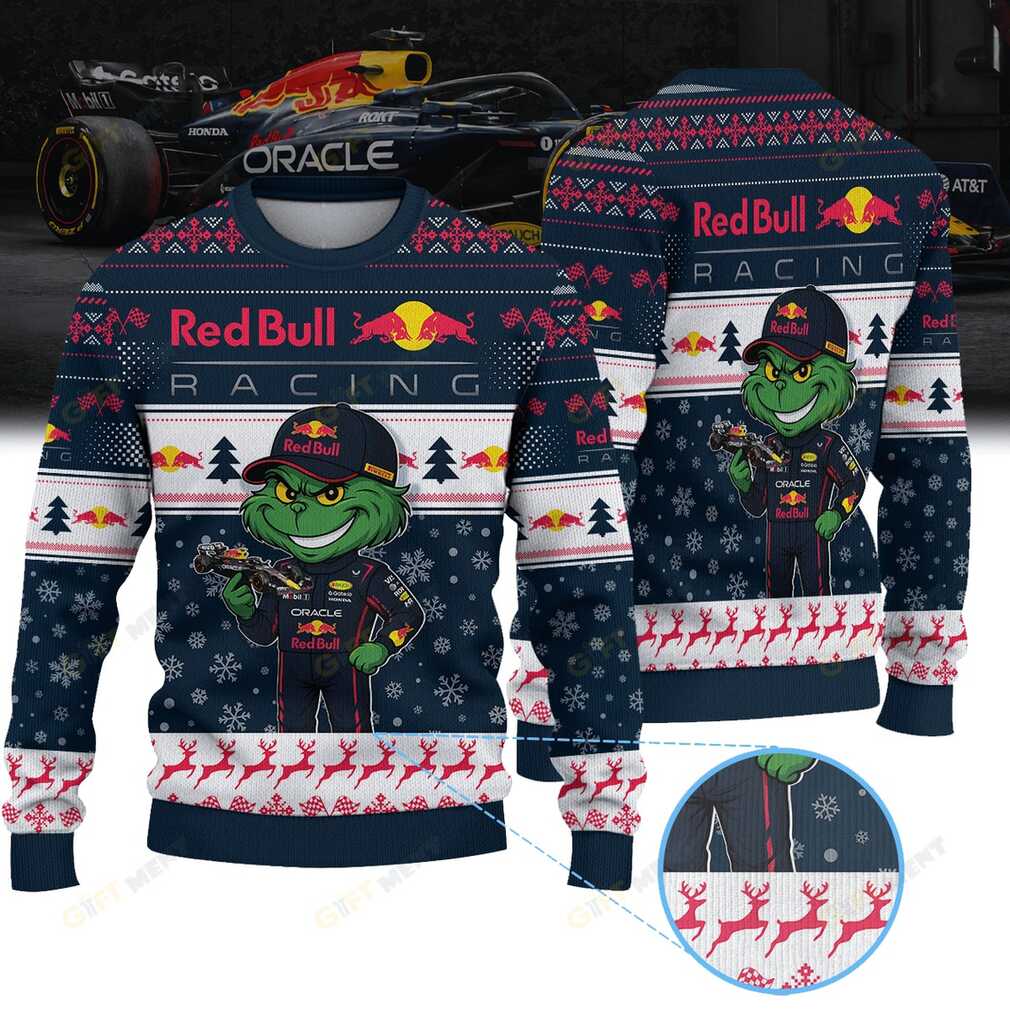 Oracle Red Bull Racing × Grinch Ugly Christmas Sweater II Oracle Red Bull Racing × Grinch Ugly Christmas Sweater II