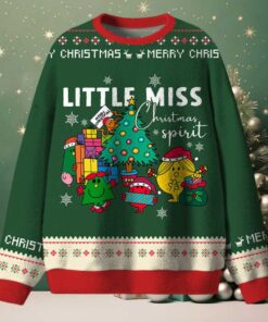 Orange Miss Christmas Spirit Teacher Ugly Fluffy Christmas Sweater Orange Miss Christmas Spirit Teacher Ugly Fluffy Christmas Sweater