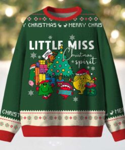 Orange Miss Christmas Spirit Teacher Ugly Fluffy Christmas Sweater