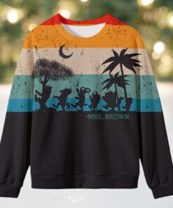 Personalized Name The Wild Things Teacher Ugly Knit Sweatshirt