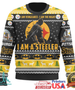 Pittsburgh Steelers Black & Gold Vengeance Ugly Sweater