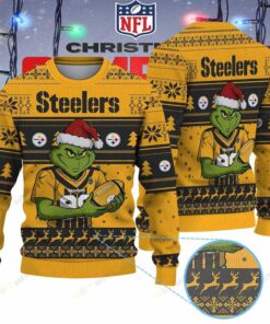 Pittsburgh Steelers Grinch Jersey Official Ugly Sweater Xmas Pittsburgh Steelers Grinch Jersey Official Ugly Sweater Xmas