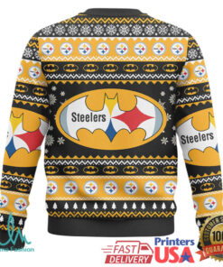 Pittsburgh Steelers ‘I Am Vengeance’ Batman Ugly Christmas Sweater