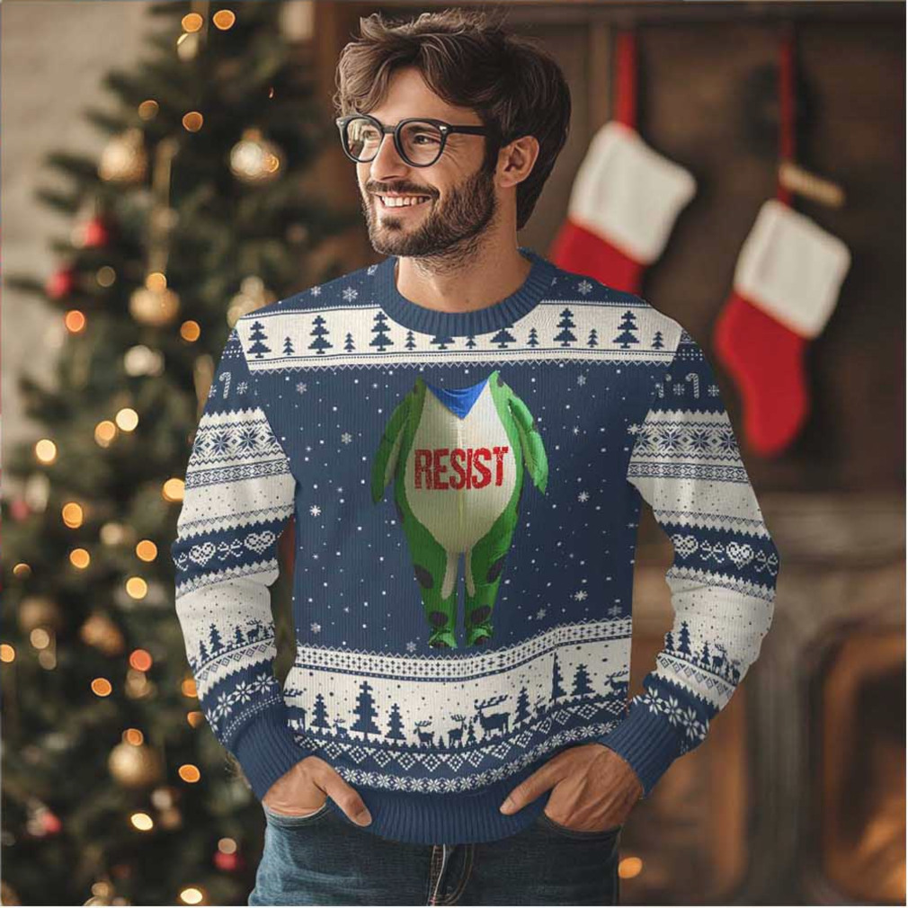 Portland Frog Ugly Christmas Sweater Funny Political Costume Protest Resist Portland Frog Ugly Christmas Sweater Funny Political Costume Protest Resist