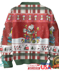 Read. Relax. Repeat Snoopy’s Bookworm Christmas Ugly Sweater
