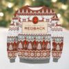 Red Elephant Mandala Ugly Christmas Sweater 2025