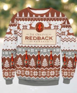 Red Back Beer Ugly Christmas Sweater 2025