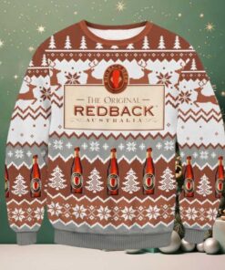 Red Back Beer Ugly Christmas Sweater 2025