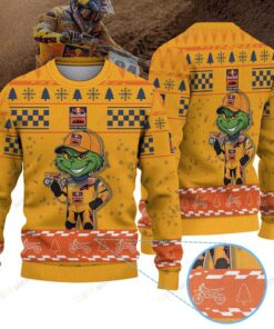 Red Bull KTM Factory Racing × Grinch Ugly Christmas Sweater