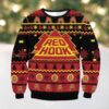 Red Elephant Mandala Ugly Christmas Sweater 2025