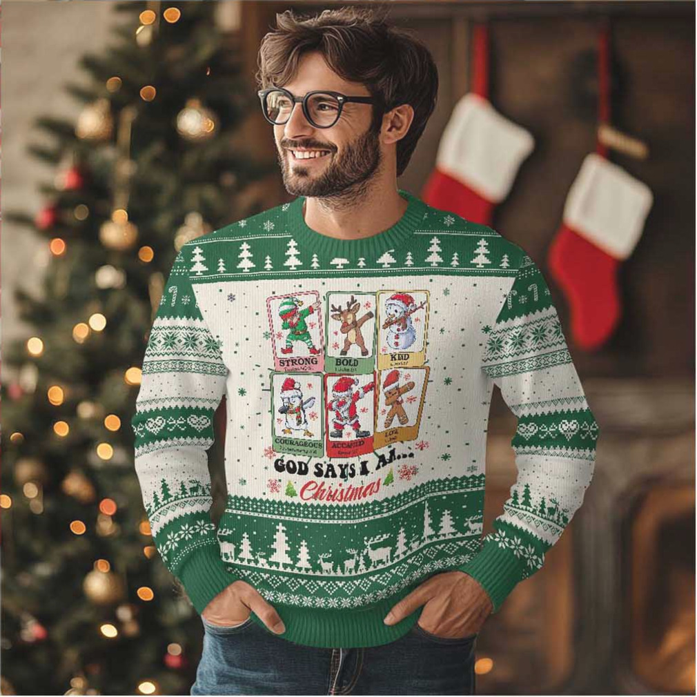 Religious Ugly Christmas Sweater God Says I Am Xmas Christian Bible Religious Ugly Christmas Sweater God Says I Am Xmas Christian Bible