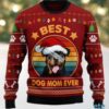 Chihuahua Dog Face Ugly Christmas Sweatshirt Womens Red Chihuahua Dog Face Ugly Christmas Sweatshirt Womens Red