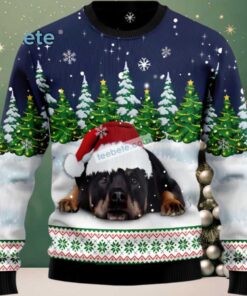 Rottweiler Dog Face Ugly Christmas Sweater Ladies Blue White, hoodie, sweater, long sleeve and tank top Rottweiler Dog Face Ugly Christmas Sweater Ladies Blue White