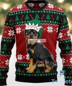 Rottweiler Dog Face Ugly Christmas Sweaters Best