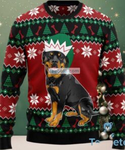 Rottweiler Dog Face Ugly Christmas Sweaters Best, hoodie, sweater, long sleeve and tank top Rottweiler Dog Face Ugly Christmas Sweaters Best