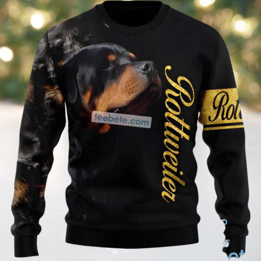 Rottweiler Face Dog Mom Ugly Christmas Sweater Black Cheap, hoodie, sweater, long sleeve and tank top Rottweiler Face Dog Mom Ugly Christmas Sweater in black