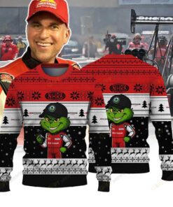 Rustoleum × Grinch Top Fuel Ugly Christmas Sweater NHRA