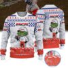 Parts Plus dragster × Grinch Top Fuel Ugly Christmas Sweater NHRA
