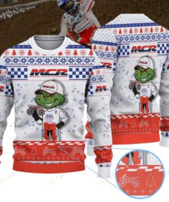 Ryan Breece MCR racing × Grinch Ugly Christmas Sweater