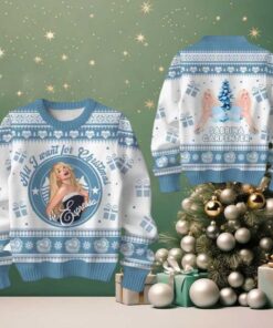 Sabrina Carpenter All I Want For Christmas Is Espresso Gift For Fans Ugly Christmas Sweater