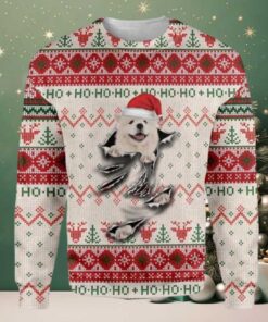 Samoyed Scratch Unisex 3D Ugly Christmas Sweater