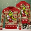 San Francisco 49ers Grinch With Ball NFL Ugly Christmas Sweaters