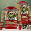 San Francisco 49ers Grinch With Beer Ugly Christmas Sweater San Francisco 49ers Grinch With Beer Ugly Christmas Sweater