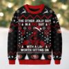 Buffalo Bills Official NFL Deadpool Christmas Ugly Sweater NY Buffalo Bills Official NFL Deadpool Christmas Ugly Sweater NY